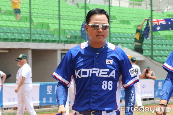 ▲U12世界盃，韓國隊總教練金相燁、第4棒李在俊。（圖／記者楊舒帆攝）