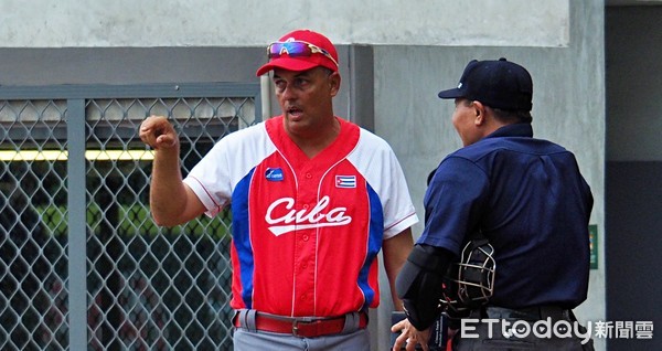 ▲U12世界盃少棒，古巴隊，總教練羅德里格茲(Raul Rodriguez)。（圖／記者顏如玉攝）