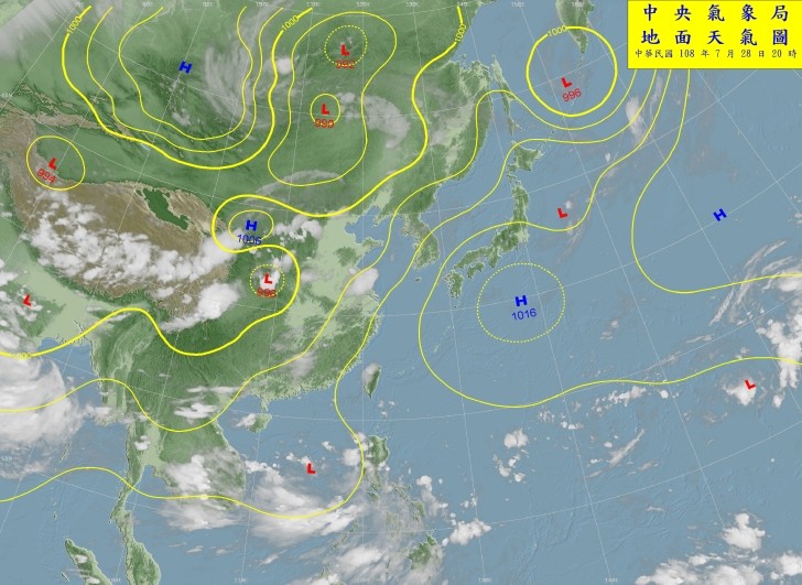 ▲▼一周天氣。（圖／中央氣象局）