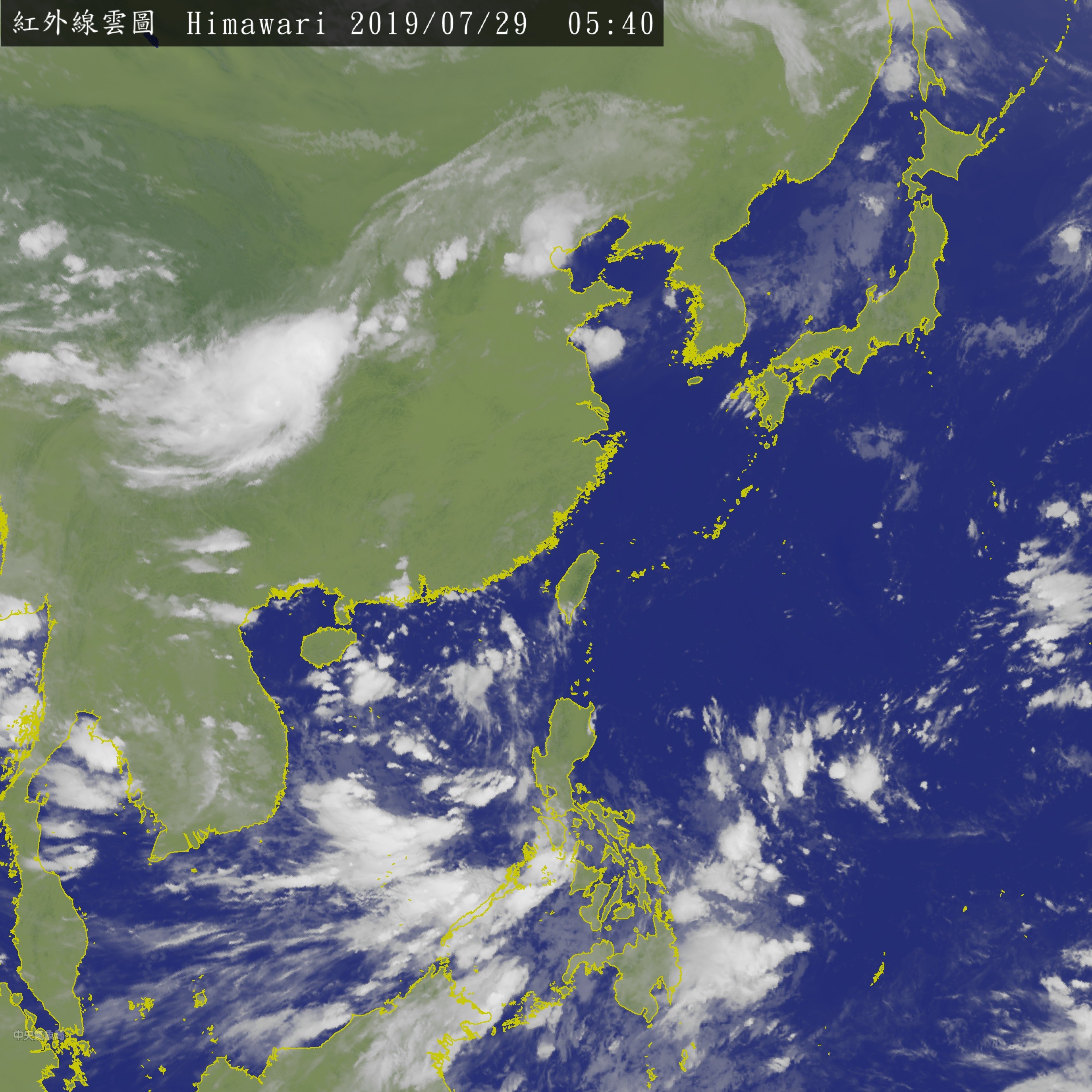 天氣圖。（圖／氣象局）