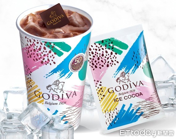 ▲亞洲獨家限量60萬杯　GODIVA經典冰可可7/31小七開賣。（圖／GODIVA提供)