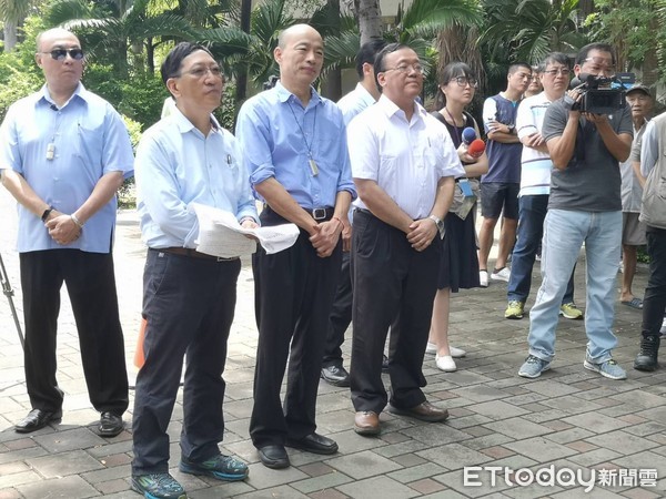 ▲韓國瑜出席高雄市政府推動校園裝設雙機(冷氣機、空氣清淨設備)啟用活動        。（圖／記者洪正達攝）