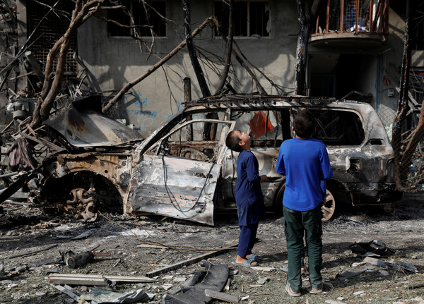 ▲▼總統競選活動才剛開始，阿富汗首都喀布爾（Kabul）就發生爆炸。（圖／路透）