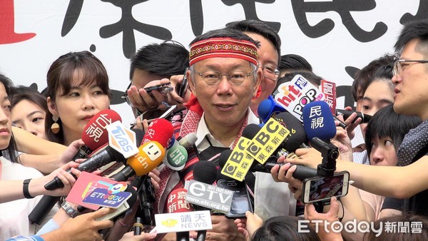 ▲▼台北市市長柯文哲出席「八一原住民族日 相約漫步遊臺北」記者會。（圖／記者徐斌慎攝）