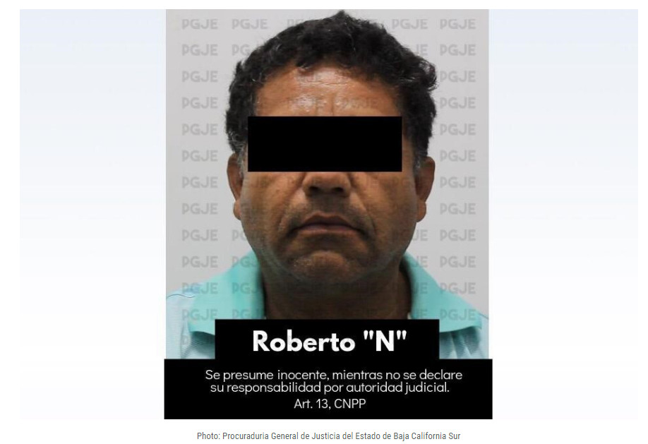 ▲墨西哥警方抓到其中一個犯人。（圖／翻攝自《KGET-TV》）