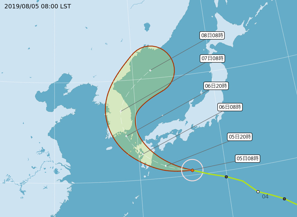 ▲▼范斯高颱風。（圖／中央氣象局）