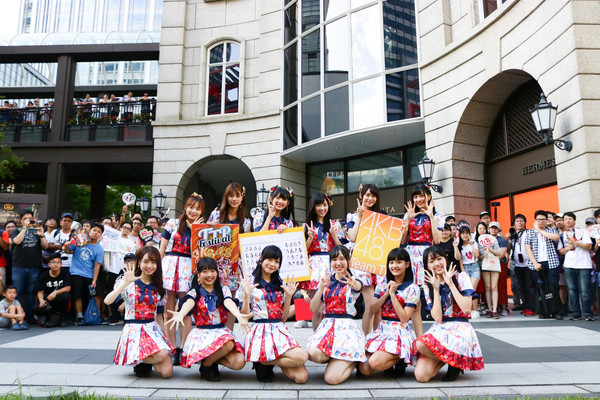 ▲▼ AKB48 Team TP舉辦快閃活動。（圖／好言娛樂提供）