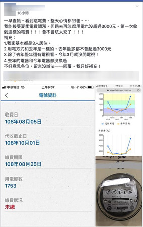 ▲▼網友發文抱怨高電費，最後抓到兇手了。（圖／翻攝爆怨公社）
