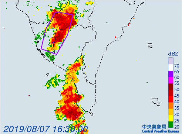 ▲▼大雷雨即時訊息。（圖／氣象局）