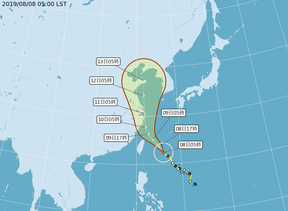 天氣圖。（圖／氣象局）