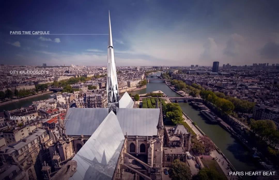 ▲▼巴黎聖母院屋頂設計大賽中國建築師作品奪冠。（圖／翻攝自GoArchitect官網）