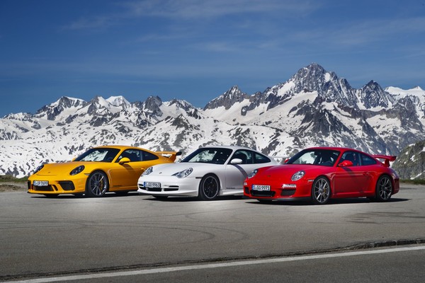 ▲Porsche（保時捷）911 GT3跑車上市20週年回顧。（圖／翻攝自Porsche）
