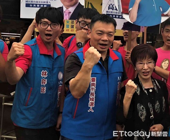 ▲國民黨前主席洪秀柱，決定參選台南第6選區立委，高思博立刻與「柱柱姐」取得聯繫，表示絕對全力支持洪秀柱，打出漂亮的選戰。（圖／記者林悅翻攝）