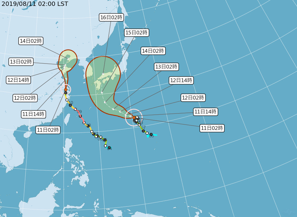 天氣圖。（圖／氣象局）