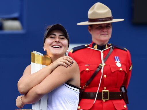 ▲羅傑斯盃，加拿大安德列絲庫(Bianca Andreescu)奪冠。（圖／達志影像／美聯社）