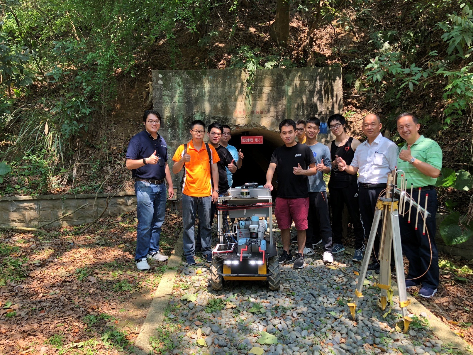 ▲▼ 台灣首度出賽 交通大學團隊挑戰美國國防部DARPA地下機器人競賽    。（圖／交通大學提供）
