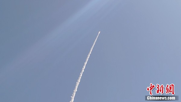 ▲研製18個月成功發射！　陸火箭「捷龍一號」送3顆衛星入軌（圖／中新社）