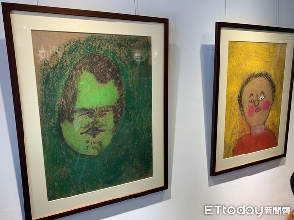 ▲勿・忘・我長者藝術團體創作展覽。（圖／記者嚴云岑攝）