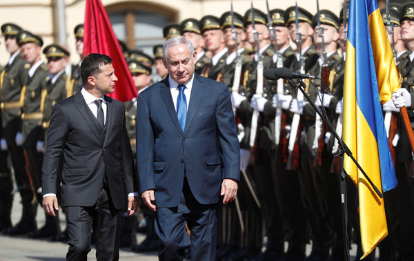▲▼烏克蘭總統澤倫斯基與納坦雅胡是世界唯二的猶太人國家領導人。（圖／路透）