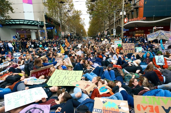 ▲▼澳洲近日發生多次氣候變遷示威者抗爭運動。（圖／翻攝自Extinction Rebellion Australia臉書）