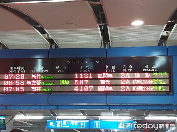 快訊／大喊「不要再刷」！台鐵汐科至南港站單線行車　上班族氣炸了。圖為南港站。（圖／周小姐提供）