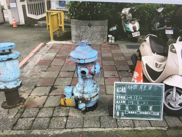 ▲藍色消防栓。（圖／台水公司提供）