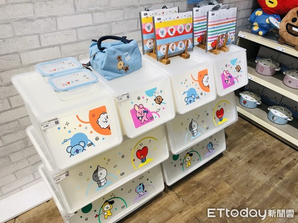 ▲HOLA X BT21居家系列。（圖／記者蔡惠如攝）