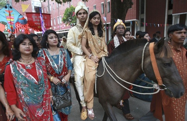 ▲▼孟加拉婚禮。（圖／達志影像／美聯社）
