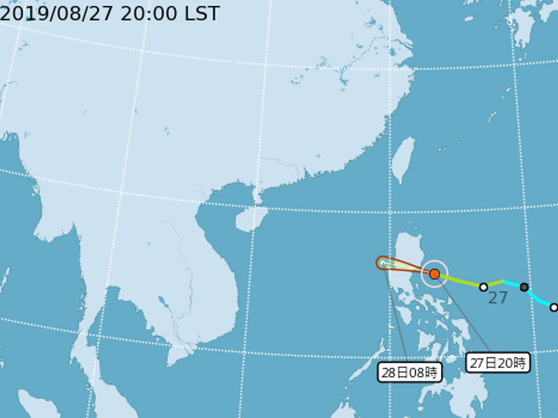 ▲▼楊柳路過「噴雷雨彈」濕3天！吳德榮：菲律賓還有一颱風發展，直逼家門口。（圖／翻攝NOAA、中央氣象局）
