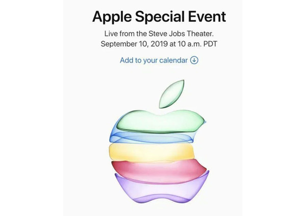 ▲▼2019蘋果秋季新品發表會確定於美國時間9/10舉行。（圖／Apple提供）