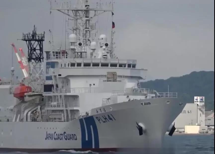 ▲日本海上保全廳新造的「瑞穗」號（舷號：PLH-41）巡視船。（圖／翻攝自《環球時報》微信公眾號）