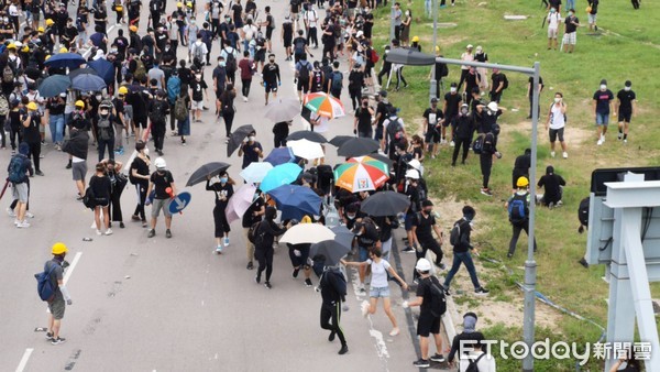 ▲香港反送中示威活動持續進行。（圖／記者黃彥傑攝）