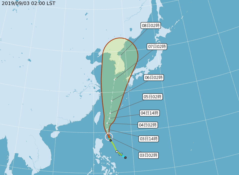 天氣圖。（圖／氣象局）