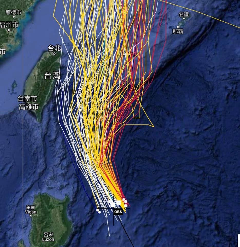 ▲▼天氣風險總監賈新興針對玲玲、劍魚颱風說明。（圖／翻攝賈新興臉書）