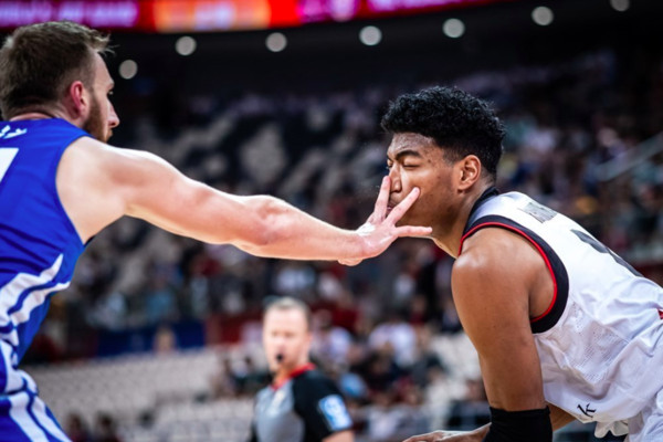 ▲2019年FIBA世界盃，八村壘。（圖／FIBA）