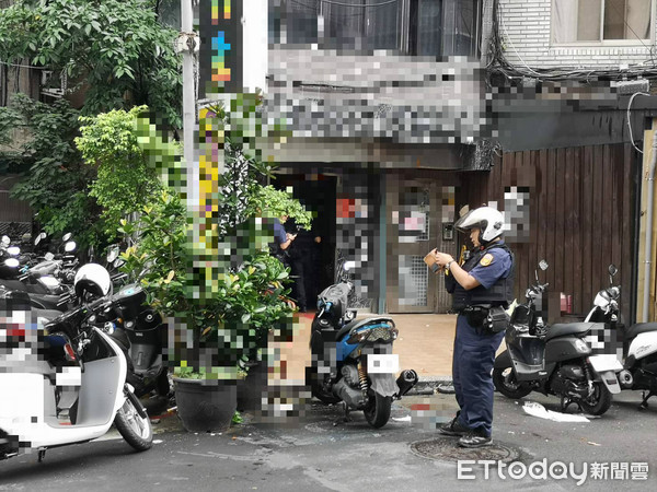 ▲▼    林森北路一名男子全身多處刀傷，送醫急救             。（圖／記者黃彥傑攝）