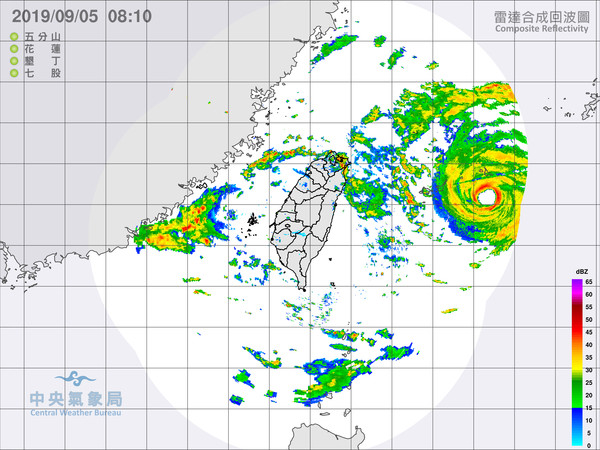 ▲▼雷達合成回波圖。（圖／翻攝中央氣象局）