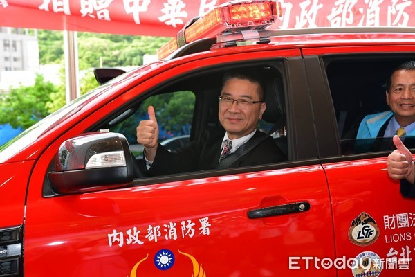 ▲▼內政部獲贈災情勘查車。（圖／內政部提供）