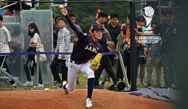 ▲2019世青棒日本隊投手佐佐木朗希。（圖／翻攝WBSC官方臉書）