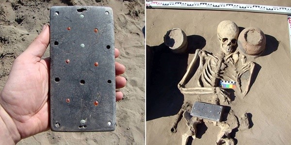 ▲▼考古學家挖出2137年前的「iPhone」（圖／翻攝The Siberian Times）