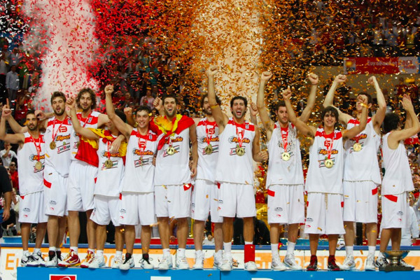 ▲2009年歐洲盃，西班牙 金牌，盧比歐（Ricky Rubio）。（圖／FIBA）