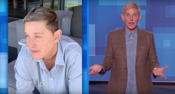 ▲▼艾倫狄珍妮（Ellen DeGeneres）真實髮色。（圖／翻攝自YouTube／TheEllenShow）