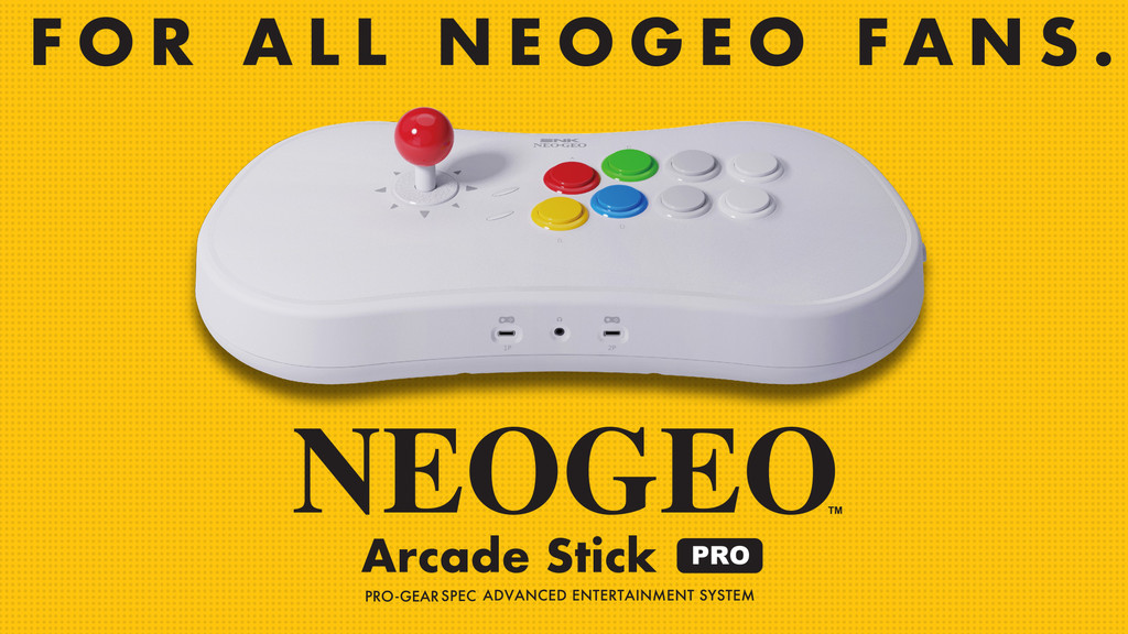 只要一個搖桿就能玩20款遊戲！「NEOGEO Arcade Stick Pro」登場（圖／SNK提供）