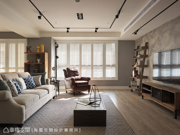 42坪「老美式宅」，2萬人超驚豔。（圖／翻攝自幸福空間）