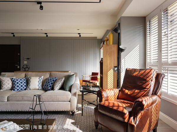 42坪「老美式宅」，2萬人超驚豔。（圖／翻攝自幸福空間）