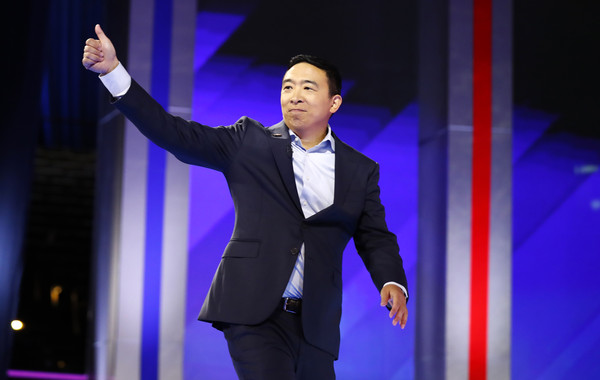 ▲▼民主黨台裔美籍候選人楊安澤（Andrew Yang）。（圖／路透）