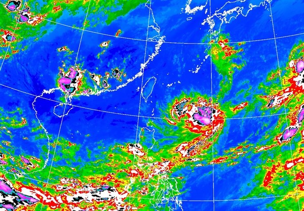 ▲▼北、東迎風面將有局部短暫雨。（圖／中央氣象局）