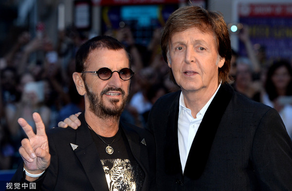 ▲▼披頭四（The Beatles）現今僅存的兩名成員：保羅麥卡尼（Paul McCartney）和林哥史達（Ringo Starr）。（圖／CFP）