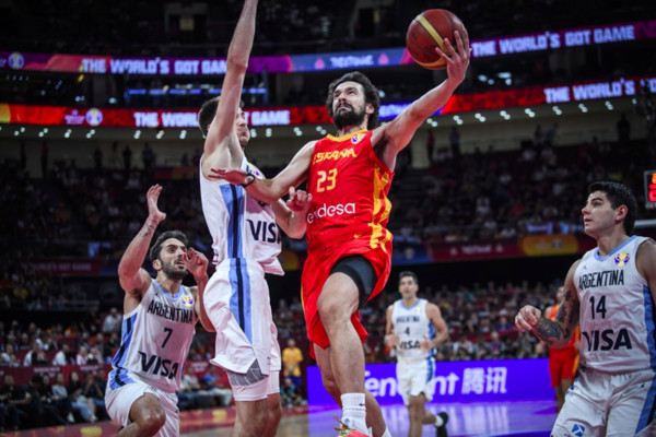 ▲2019世界盃 金牌戰，西班牙vs阿根廷，魯爾（Sergio Llull）。（圖／FIBA）