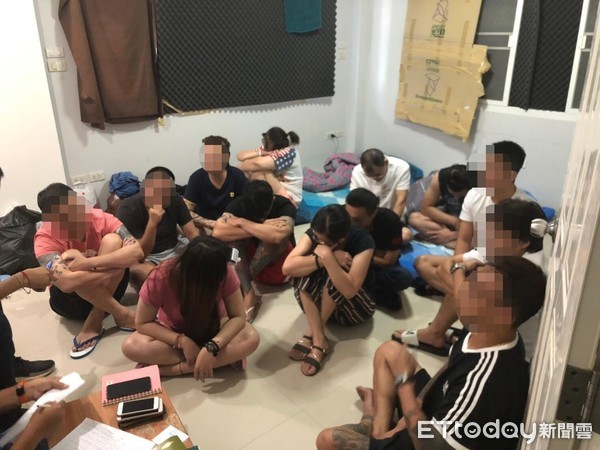 ▲泰國皇家警方收網攻堅詐騙機房逮捕13名台籍犯嫌。（圖／記者張君豪翻攝）